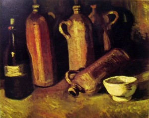 Vincent van Gogh: Natura morta con bottiglie, Otterlo Rijksmuseum Kröller-Müller.